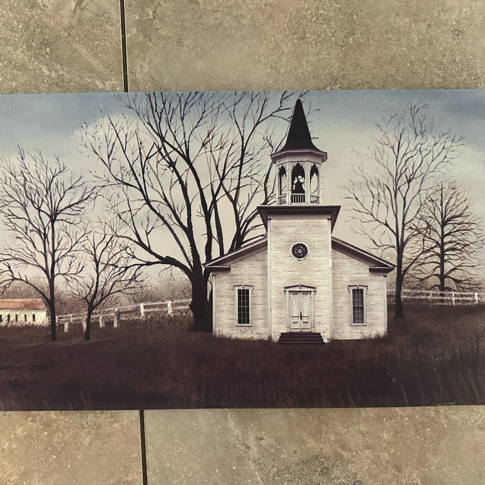 Billy Jacobs “Amazing Grace” Americana printed canvas